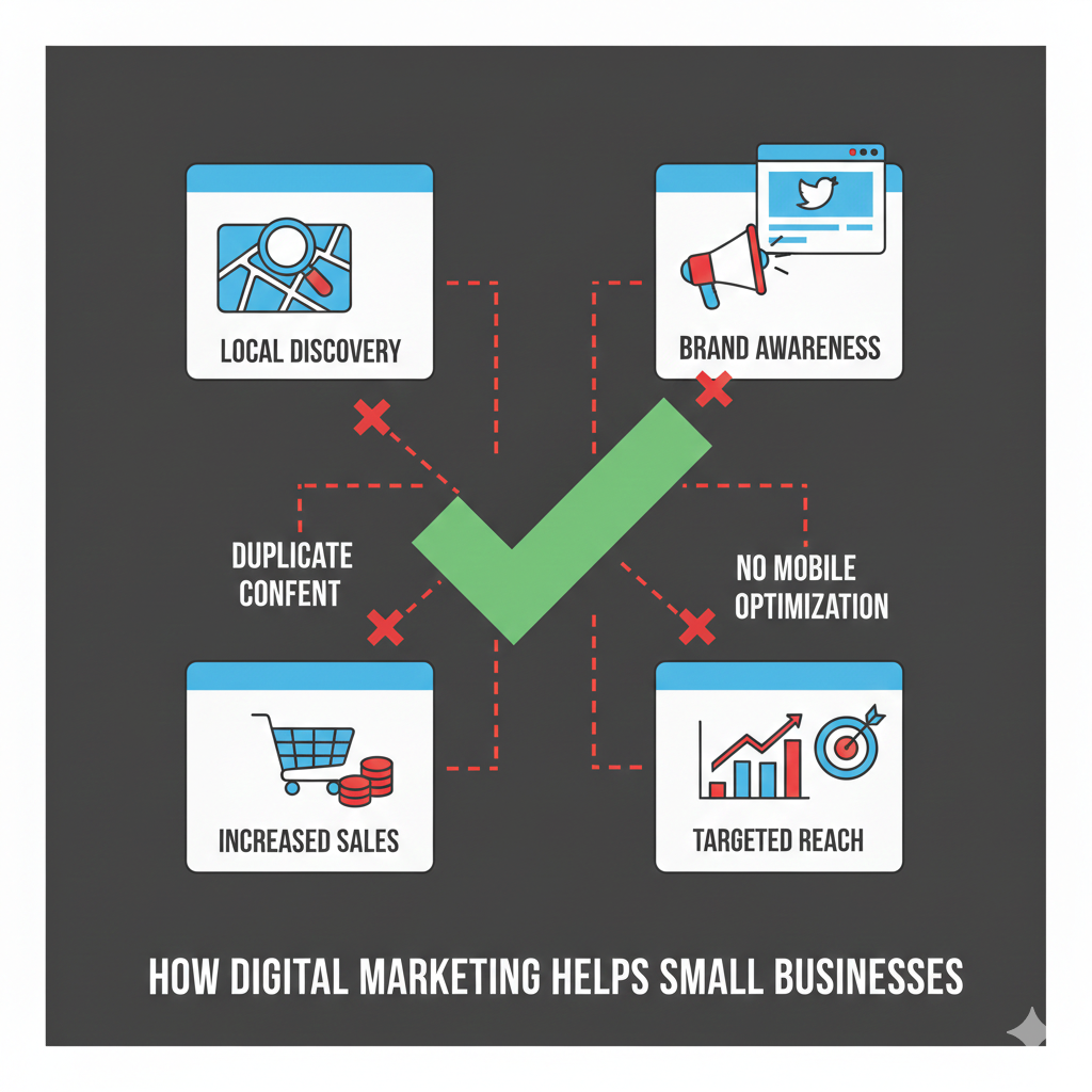 how digital marketing helps small businesses